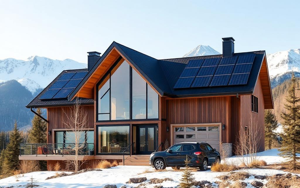 Glacier Net-Zero — Detached home built with EBS Global LGS Pre-fab